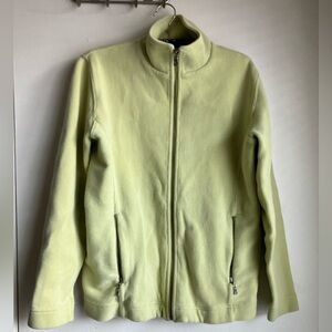 Honeydew Green Tommy Bahama Mockneck Zip Up Jacket Size XS